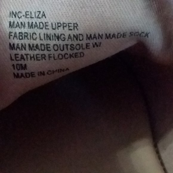 INC International Concepts  White Eliza Sneakers Espadrille Platform 10 - Picture 6 of 12